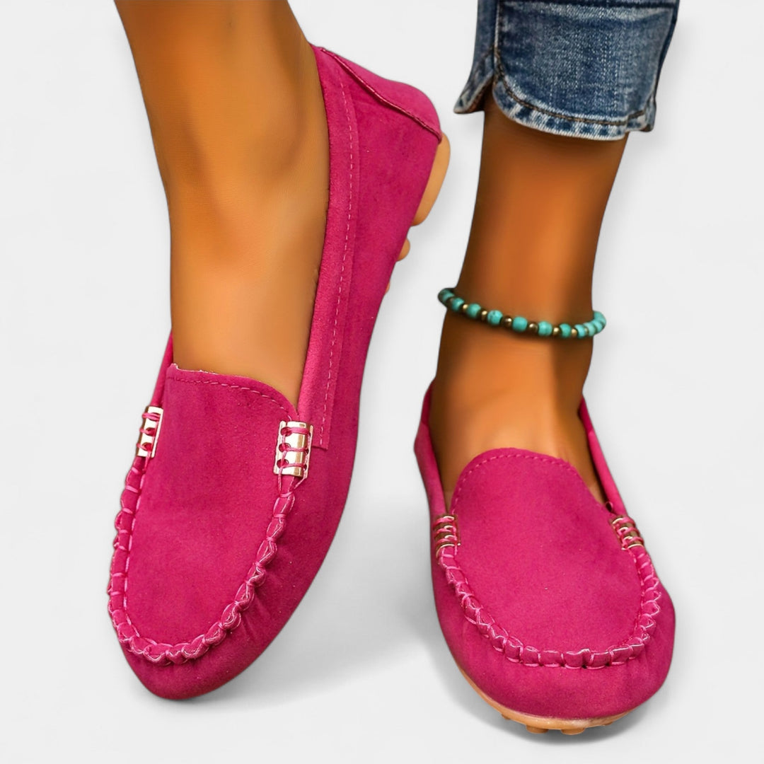 Loafers med metaldetaljer