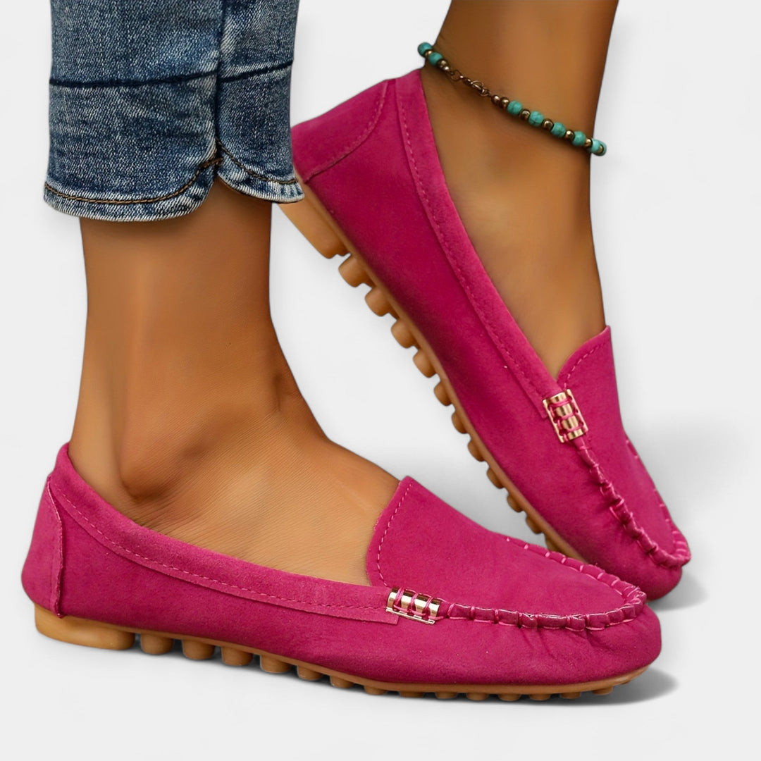 Loafers med metaldetaljer