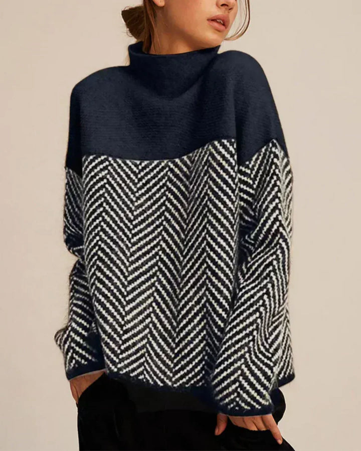 Norah | Bomulds Rullekrave Sweater