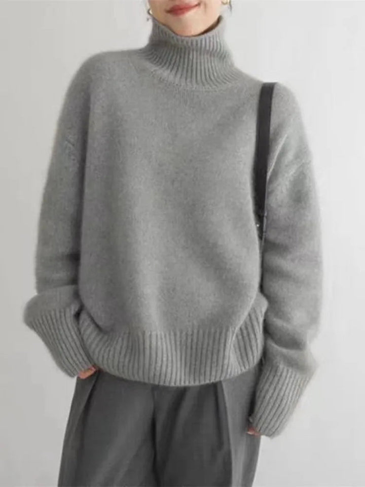 Amaya | Luksus Cashmere Rullekrave Sweater