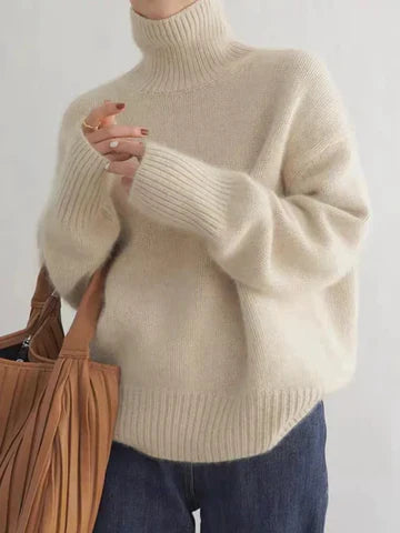 Amaya | Luksus Cashmere Rullekrave Sweater