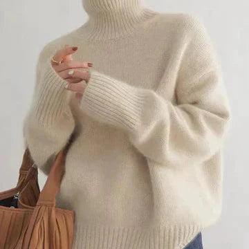Amaya | Luksus Cashmere Rullekrave Sweater