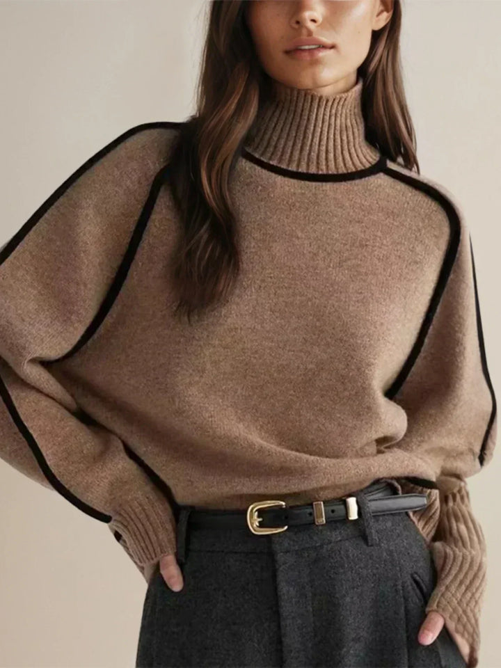 Donna | Elegant Rullekrave Sweater