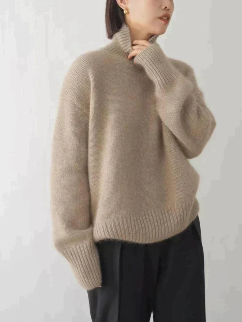 Amaya | Luksus Cashmere Rullekrave Sweater