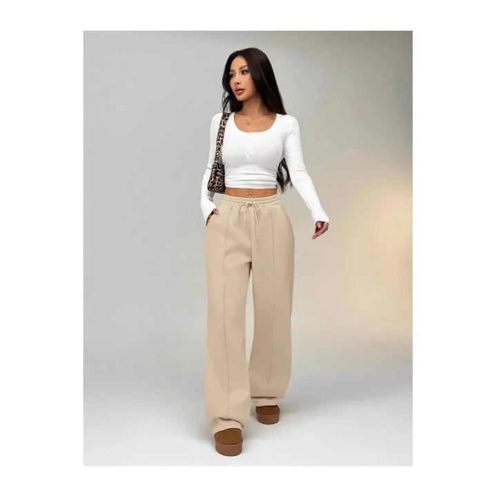 Essential | Komfortabel Bred-Leg Joggingbukser