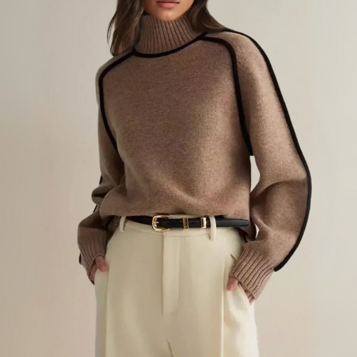 Donna | Elegant Rullekrave Sweater
