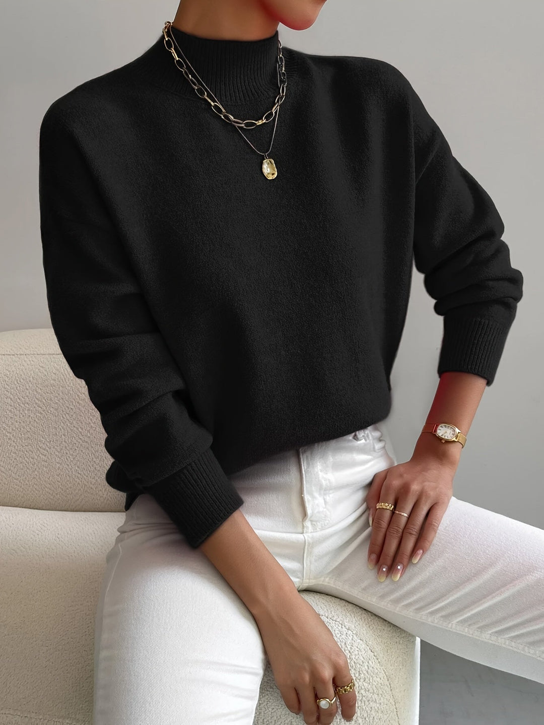 Jennifer | Elegant og Varm Sweater